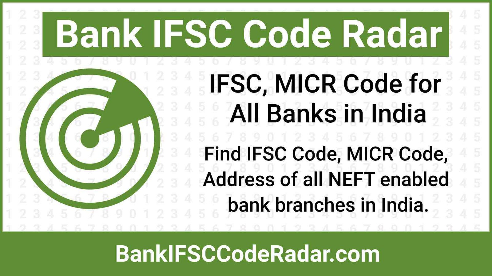 Bank IFSC Code, Bank MICR Code, Bank Address of All Branches in India