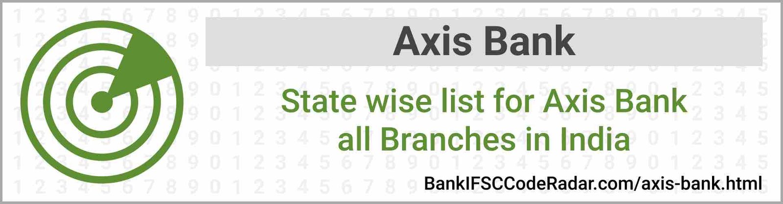 Axis Bank All Branches India