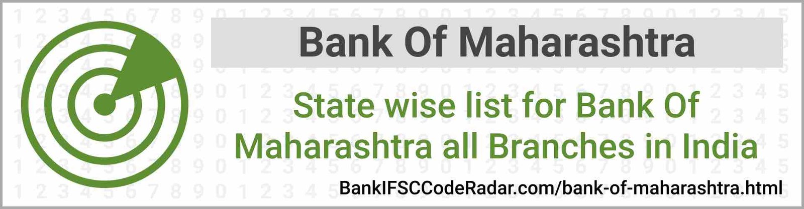 Bank Of Maharashtra All Branches India