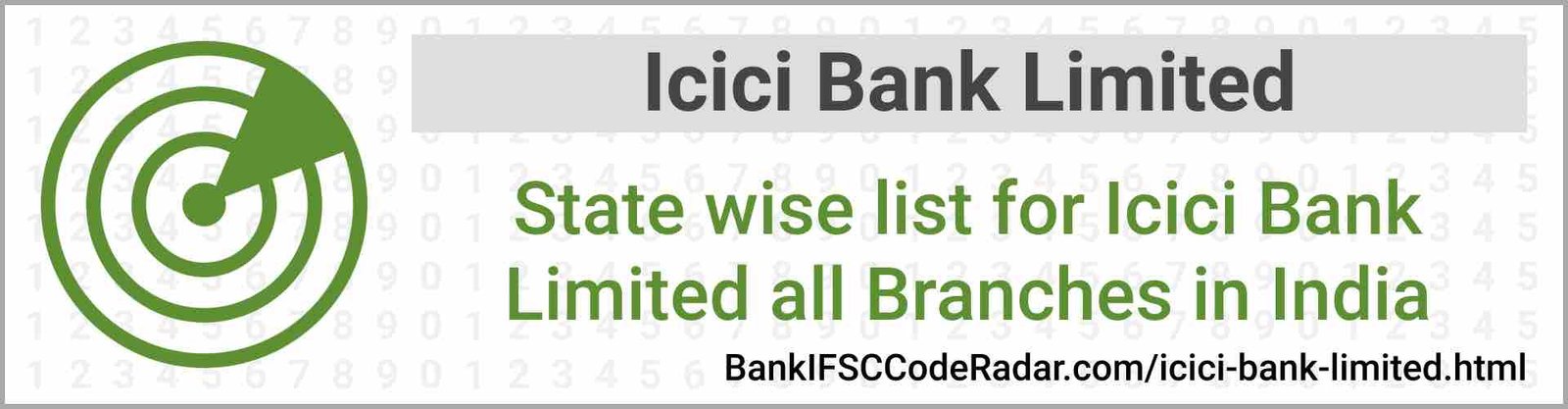 Icici Bank Limited All Branches India