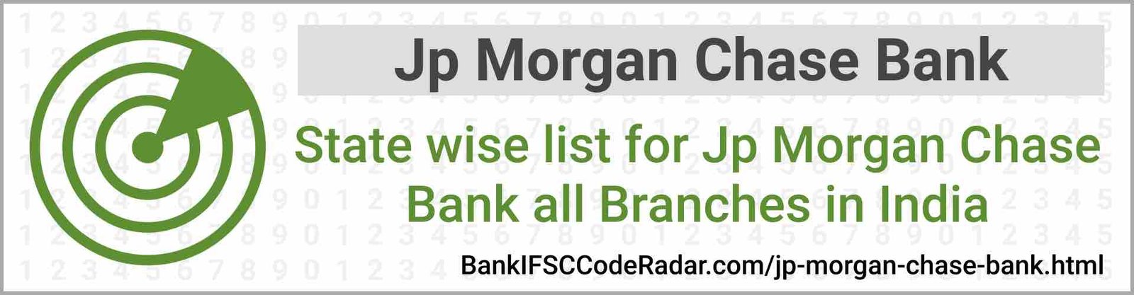 Jp Morgan Chase Bank All Branches India