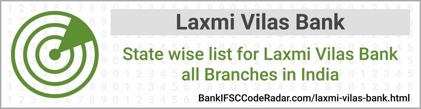 Laxmi Vilas Bank All Branches India