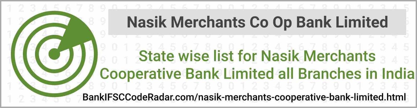 Nasik Merchants Cooperative Bank Limited All Branches India