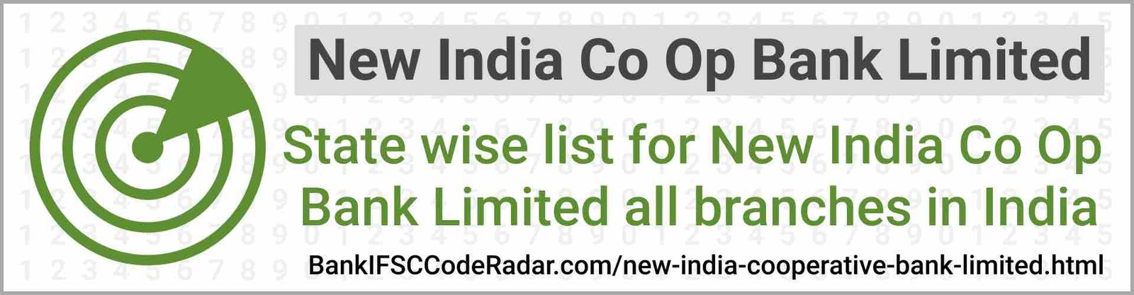 New India Cooperative Bank Limited All Branches India