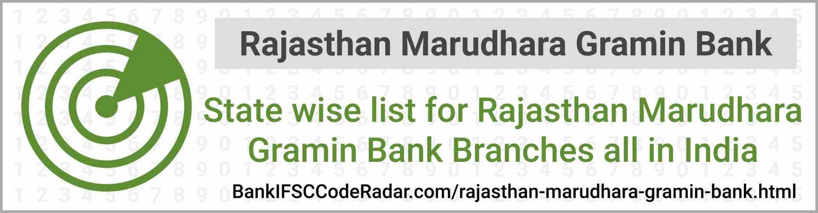 Rajasthan Marudhara Gramin Bank All Branches India