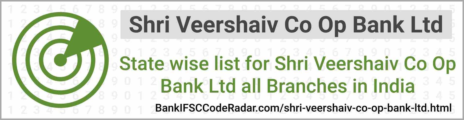 Shri Veershaiv Co Op Bank Ltd All Branches India