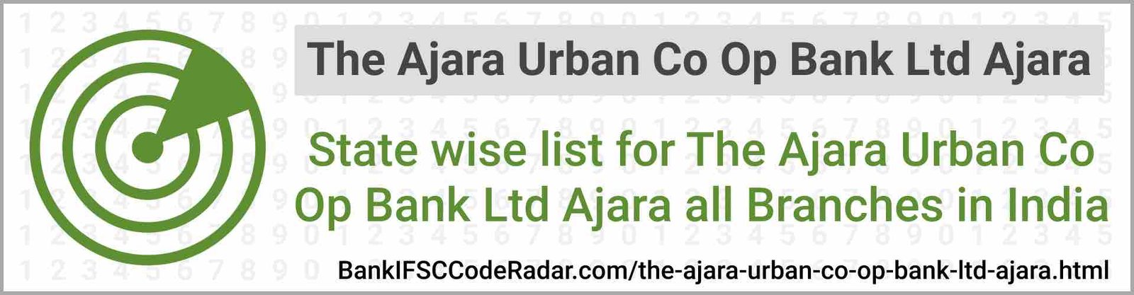 The Ajara Urban Co Op Bank Ltd Ajara All Branches India