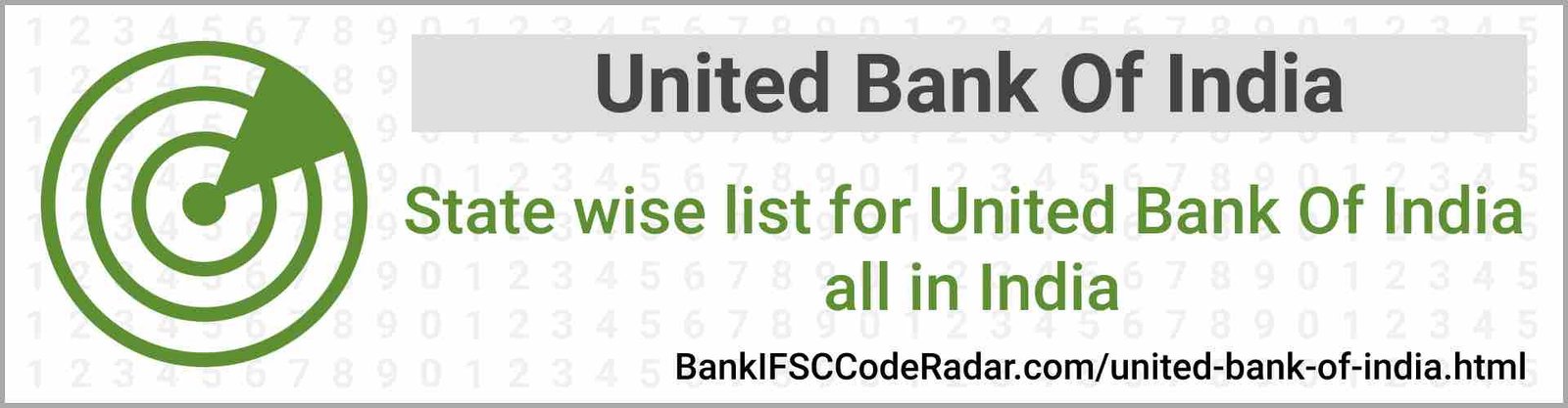 United Bank Of India All Branches India