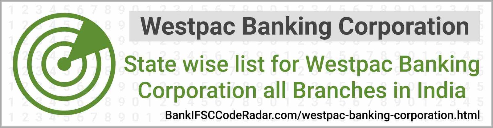 Westpac Banking Corporation All Branches India