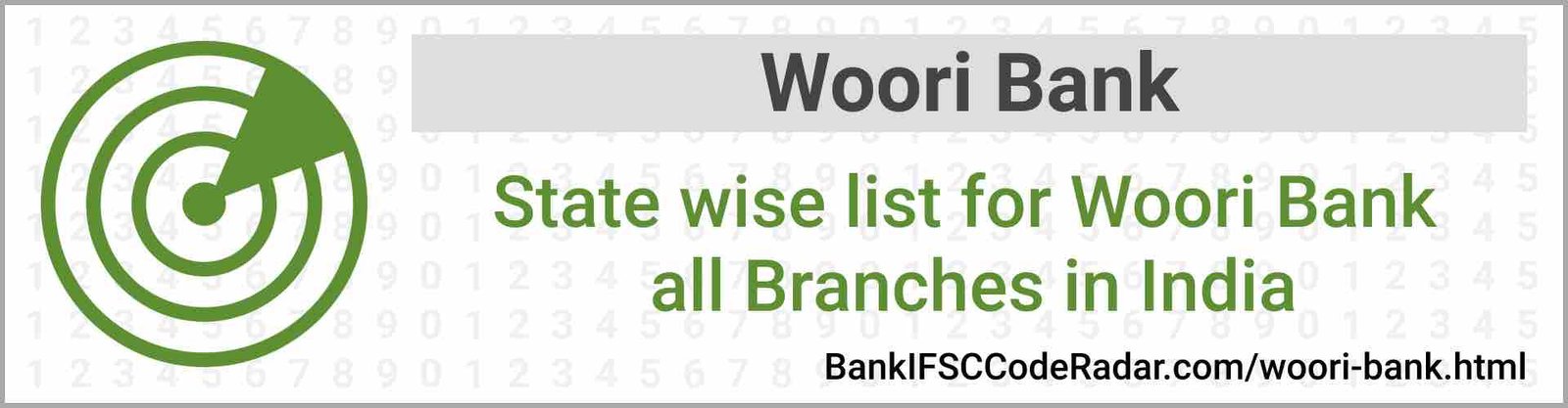 Woori Bank All Branches India